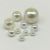 Big Hole Pearl Straight Hole Beads through Hole Scattered Beads Beige Imitation Pearl Purse Accessories DIY Ornament Accessories