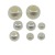 Big Hole Pearl Straight Hole Beads through Hole Scattered Beads Beige Imitation Pearl Purse Accessories DIY Ornament Accessories