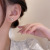 Summer Sweet Bow Stud Earrings Small Refined Grace Ins Earrings Summer Niche Temperament Earrings 925 Silver Needle