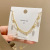 Gold Multi-Layer Pearl Necklace Female Niche Design Clavicle Chain High Sense Temperament Necklace Summer Neck Accessories