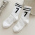 SocksHigh-Profile Figure 1977 Socks Female Spring and Autumn Outer Wear Tube Socks Number 7 Black and White Athletic Socks Cotton Socks Stockings Wholesale