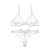 Varsbaby Summer New Mesh Lace Bra Set T-Shaped Panties Cross-Border E-Commerce AliExpress Amazon EBay