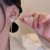 Oil Dripping Butterfly Long Zircon Earrings Artistic Retro Beautiful All Match Hanfu Earrings Ancient Style Tassel Earrings