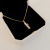 Japanese and Korean Style Fashion Titanium Steel Necklace for Women Niche Design Simple and Light Luxury All-Match Clavicle Chain Necklace Wholesale