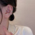 Simple and Compact Ring Ear Clip without Pierced Women's High Sense Temperamental Fairy Mori Earrings 2022 New Fashion
