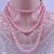 European and American Fashion Glass Imitation Pearl Necklace Women's Simple Knot Multi-Layer Long Sweater Chain Clothing Accessories Wholesale