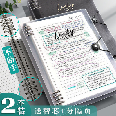 Loose Spiral Notebook Inner Core Removable Loose-Leaf Paper A5 Student Postgraduate Entrance Examination Notebook B5 Wholesale A4 Record Notepad