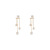 Sterling Silver Needle Design Sense a Two-Way Earrings Women's Long Tassel Super Flash Zircon Earrings Korean Online Influencer Earrings