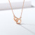 S925 Sterling Silver Necklace for Women All-Match Special-Interest Design High-Grade Temperament Double Ring Clavicle Chain Sweater Chain Silver Jewelry Wholesale