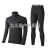 Square Plaid Outdoor Sports Polar Fleece Thermal Underwear Set Military Fans Tactical Underwear New Stand Collar Underwear