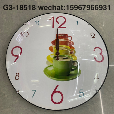 Cheap round wall clock for kitchen clock