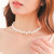 Aiqi Yan Freshwater Pearl Woven 3-9mm Pearl Necklace Ins Minority Simple Graceful Online Influencer Clavicle Chain