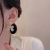 Sterling Silver Needle Simple and Fresh Bow Earrings Women's Retro High-End Design Earrings Popular on Web Earrings