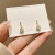 Fine Zircon-Embedded Earrings 2022 New Trendy High-Grade Stud Earrings for Women Autumn and Winter Light Luxury Temperament Eardrops Design Earrings