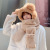 New Korean Style Plush Warm Autumn and Winter Women's Ear Style Gloves Scarf Hat One-Piece Three-Piece Suit Fashion Wholesale