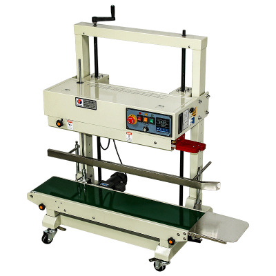 Vertical Automatic Plastic Foil Bag PE Film Continuous Sealing Machine Thermal Shrinkage Film Sealing and Cutting Machine