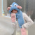 New Women's Autumn and Winter Women's Cotton Velvet Cute Cartoon Color Matching Gloves Scarf Hat One-Piece Suit Fashion