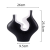 Black and White Classic Ceramic Vase Modern Minimalist Body Bottle Home Decorations and Accessories Soft Outfit Model Room Desktop Decoration