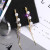 Korean Style Dongdaemun Sterling Silver Needle Fresh Super Fairy Trendy Long Earrings Fashion Temperament Personalized Fashion Earrings Women