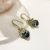 Korean High-Grade Exquisite Gem Flower Rhinestone-Embedded Ear Hook New Trendy Temperamental Minority Unique Design Earrings for Women