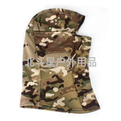 Outdoor Climbing Hiking Winter Thick Style Fleece Mask Tactical Protective Riding Thermal and Windproof Single Hole Head Cover