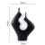 Black and White Classic Ceramic Vase Modern Minimalist Body Bottle Home Decorations and Accessories Soft Outfit Model Room Desktop Decoration