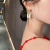 S925 Asymmetric Geometric Earrings for Women All-Matching Long Tassel Types A and B Earrings Graceful Online Influencer Trendy Ear Rings