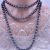 European and American Fashion Glass Imitation Pearl Necklace Women's Simple Knot Multi-Layer Long Sweater Chain Clothing Accessories Wholesale