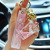 Korean Style Liquid Quicksand Unicorn Oil Keychain Pendant Car Key Ring Chain Creative Couple Small Gift