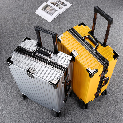 New Business Luggage 24-Inch Student Trolley Case Universal Wheel 20 Password Suitcase Hard-Side Suitcase Men's and Women's Korean-Style Luggage