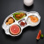 304 Stainless Steel Plate Cartoon Dinner Plate Creative Children's Baby Bowl Car Plate Tableware Gift Set