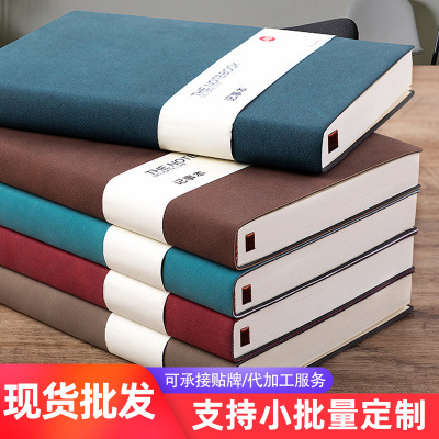 Notebook A5 Wholesale Notebook Thick Business Leather B5 Notepad Printable Logo Notebook Book Factory