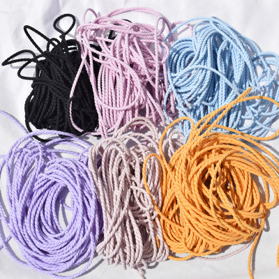 2.5mm High Elastic Thread Hair Rope Rubber Band Handmade DIY Hair Ring Hair Rope Hair Accessory Material Wholesale