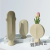 Nordic Ice Cream Shape Frosted Ceramic Vase Living Room Hallway Ornaments Simple Modern Model Room Flower Container Soft Decoration