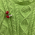 Autumn Shuo Mushroom Twist Knitted Cardigan Wool Mushroom Brooch Accessories