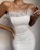Amazon AliExpress Hot Sale European and American Fashion Bandage Feather Dress Elastic Slim Tube Top Party Dress