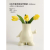 Nordic Ins Thumbs-up Gesture Ceramic Vase Simple Personality Flower Container Living Room Dining Table Bedroom Decorations Decoration