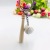 Mini Simulation Small Baseball with Large Wooden Stick 2-Piece Keychain Pendant Sports Ornaments Souvenir