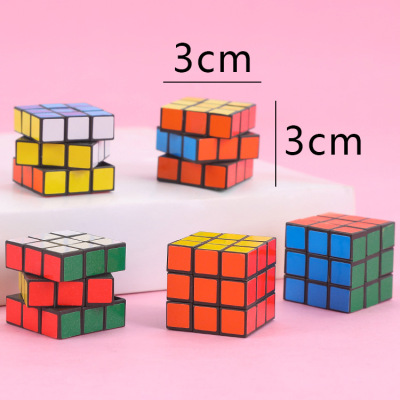 3cm Third-Order Mini Magic Square Children's Early Childhood Education Rubik's Cube Promotional Gifts Cross-Border Set Small Toys Wholesale