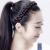 Qiusuo Wig Hair Band Korean Fashion Woven Thick Hemp Flowers Braid Hairband Decoration Rubber Band Headband Hair Accessory