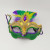 Hot Selling Ball Feather Painted Dusting Powder Gold Green Purple Tassel Mask Mardi Gras Mask for Carnival Party