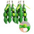 Squeeze Bean Squeeze Stress Relief Bean Unlimited Bean Toy Decompression Pea Pod Keychain Cross-Border