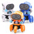 [One Piece Dropshipping] TikTok's Same Smart Six-Claw Robot Electric Lamplight Music Children's Toy Live Broadcast Explosion