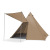 Factory Shipment Wholesale Outdoor Camp Pyramid Tent Double-Layer Thickened Waterproof Teepee Tent Camping Equipment