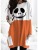 European and American Foreign Trade Halloween Women's Dress Long T-shirt Amazon Independent Station Popular Halloween Picture