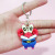 New Product Creative SpongeBob Key Chain Pie Star Doll Crab Boss Unicorn Bag Ornament Gifts Accessories