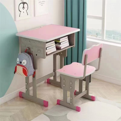 Thickened Primary and Secondary School School Desk and Chair School Main Table Training Table Tutorial Class Children's Study Desk Set Home Writing