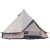 Chanodug Outdoor Camping Yurts Tent Overnight Camping Rain-Proof Large Pyramid Teepee Tent