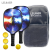 Leijiaer, Carbon Pickle Ball Paddle, Honeycomb Core, UV Print, 2 Shots and 4 Balls, PK-080