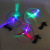 Children's Line Pulling Luminous Toys Ufo Large Frisbee Luminous Cable Flying Saucer Stall Scenic Spot Night Market Toys Wholesale